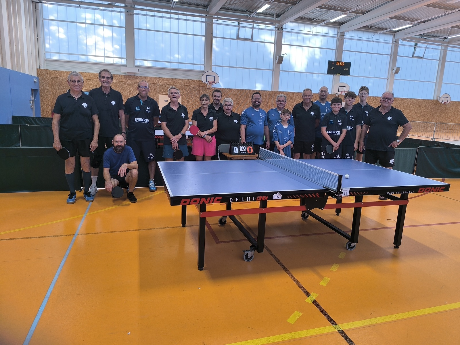 Première journée du championnat départemental.
