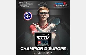 Alexis Lebrun remporte le Top 16 européen.